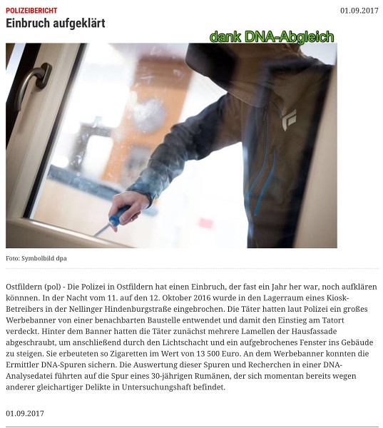 Polizeierfolge 2017