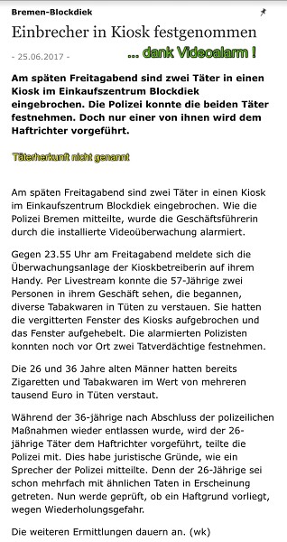 Polizeierfolge 2017