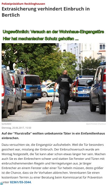 Polizeierfolge 2017