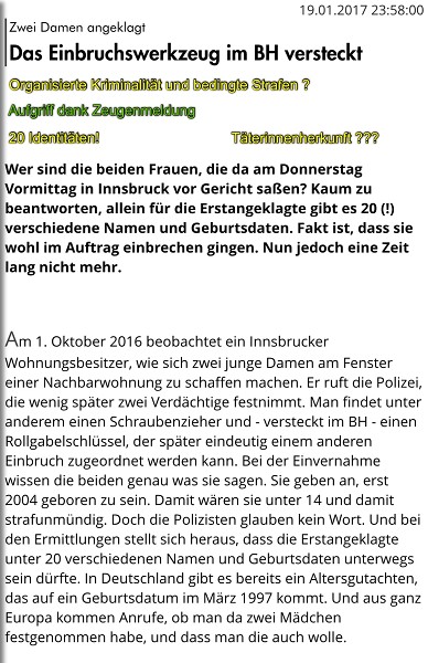 Polizeierfolge 2017