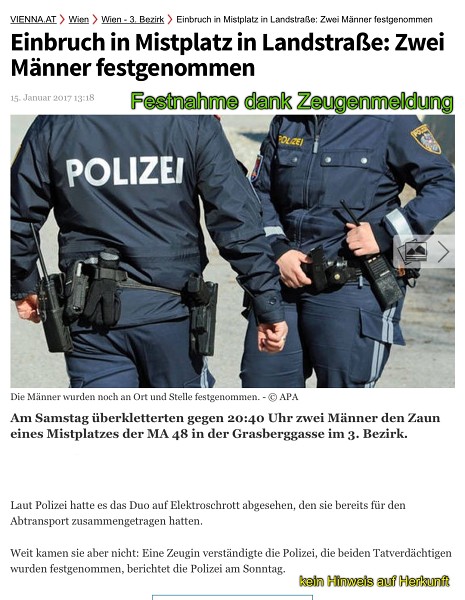 Polizeierfolge 2017